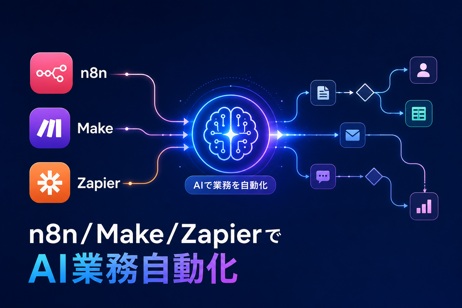 From Connecting to Reasoning: Building AI Automation with n8n, Make, and Zapier in 2026